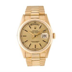 Rolex Day-Date Men's President Bracelet 18kt Watch
